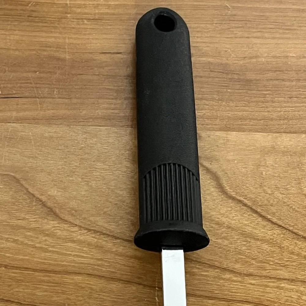 Ekco Slotted Cooking Spoon‎ Black Handle 12-Inches Long